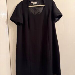 Jones of New York, georgette black dress, size 18 w